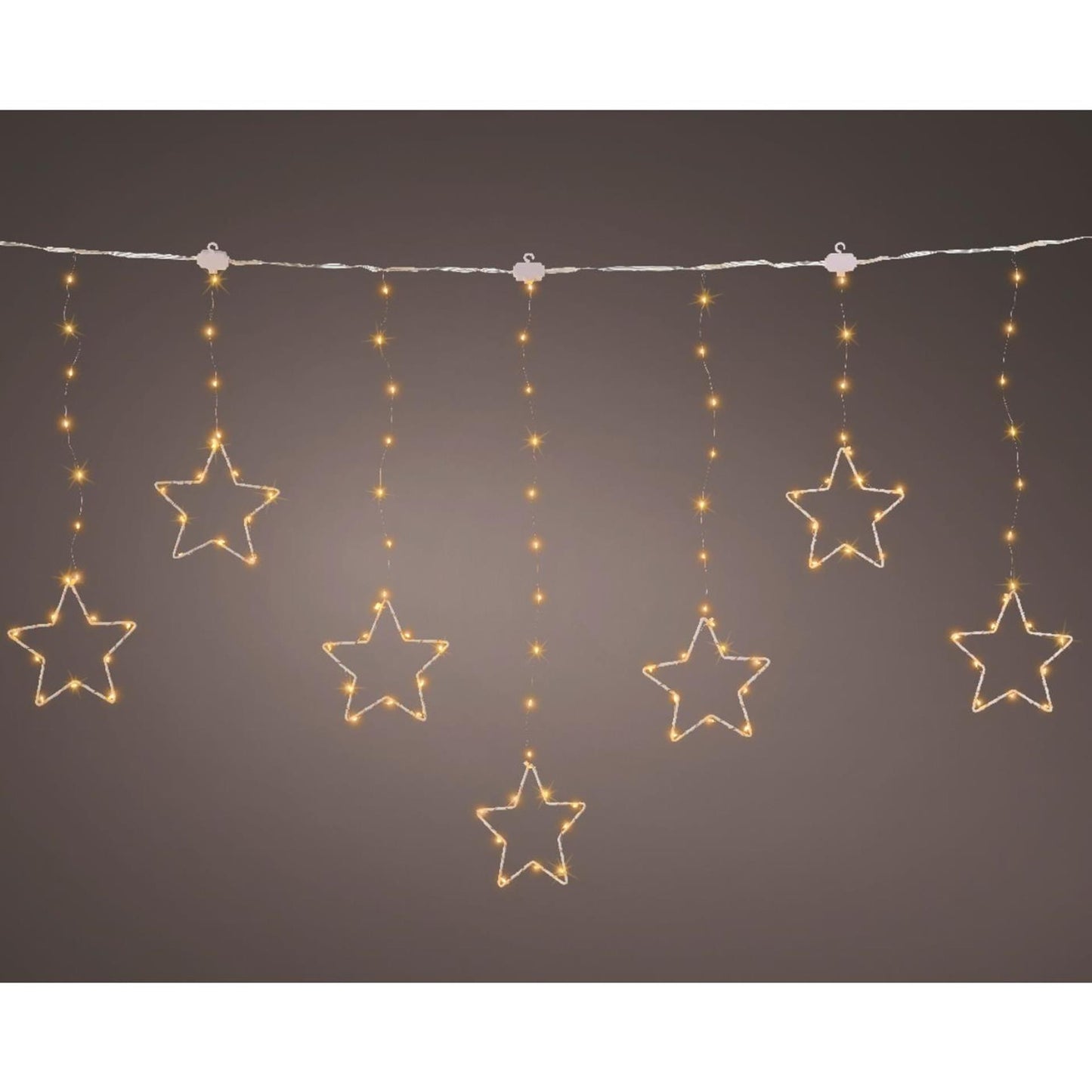 Rideau lumineux Lumineo étoiles 156led 120x60cm