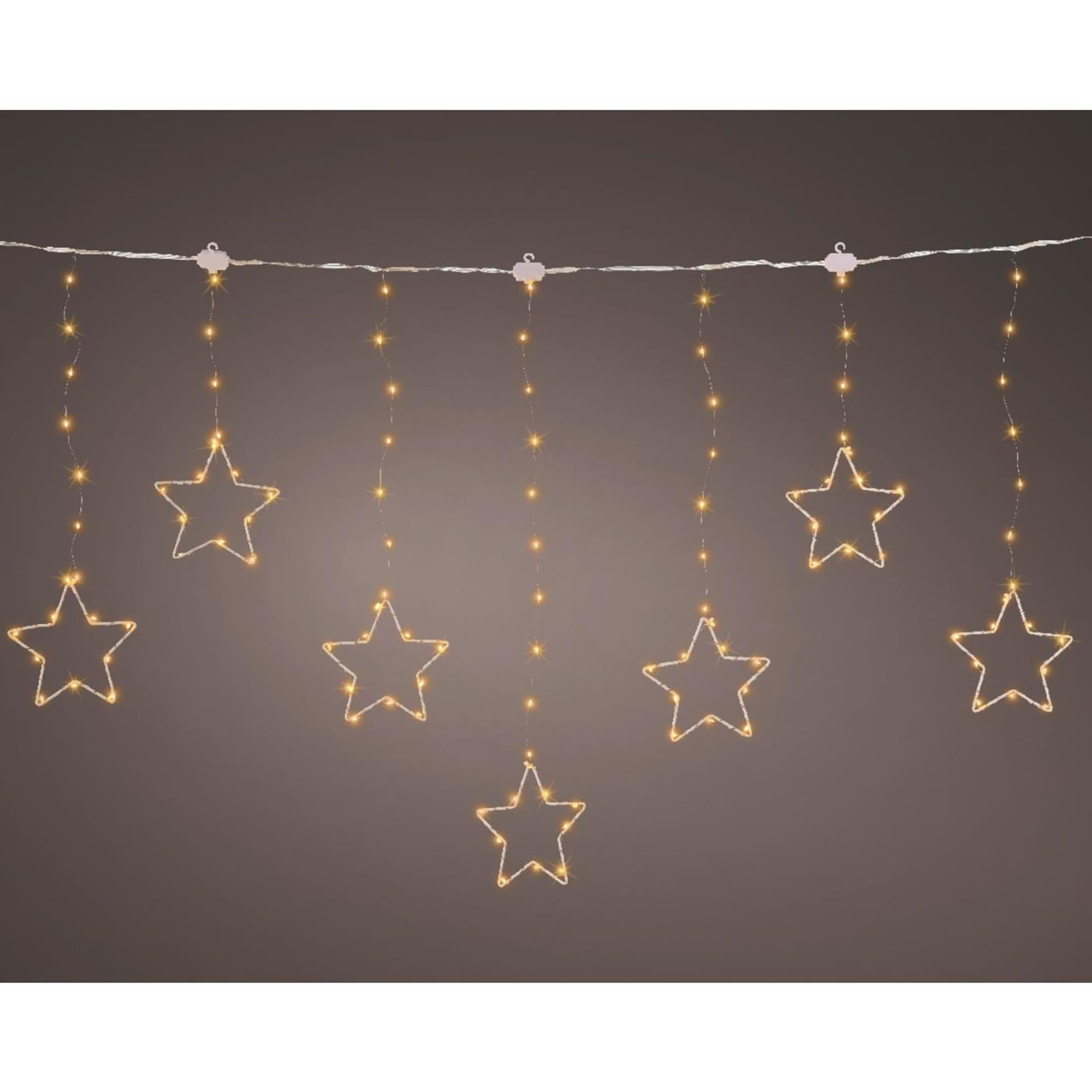 Rideau lumineux Lumineo étoiles 156led 120x60cm