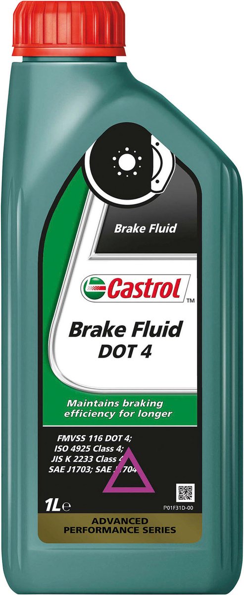 CASTROL FREIN FLUID DOT4 Synthétique 1L