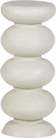 Table d'appoint Woood brilo - métal - crème - 69x29x29