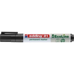 Edding Ecoline Marker, AFM 21, épaisseur de ligne 1,5 à 3 mm, noir, 1 pièce