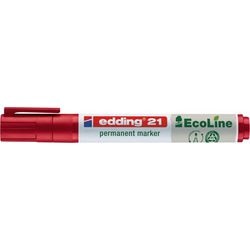 Marqueur permanent edding ecoline 21 1,5-3mm rouge