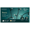 Lumineo Lumières de Noël basic 80LED blanc chaud