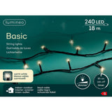 Lumineo Lumières de Noël basic blanc chaud 240LED - afbeelding 1
