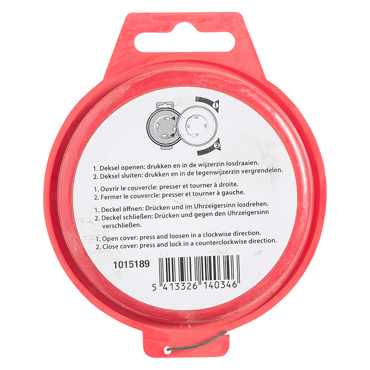 Mack 1015189 - fil de reliure trempé noir. passe-temps ø1mm - 15m | 6 pièces