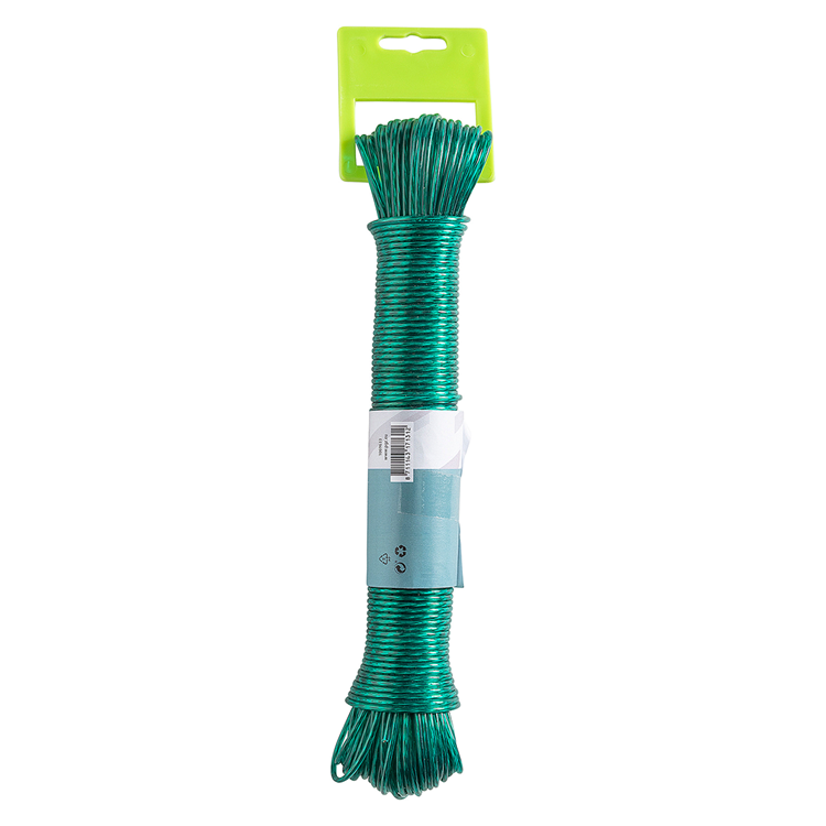 Mack 1069633 - cordon pour corde à linge pp + acier 3mm-20m | 5 pièces