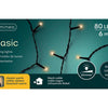Lumineo Lumières de Noël basic 80led classicwarm