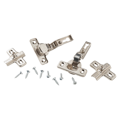 Mack 1071158 - 2 charnières percées coulissantes sur porte semi-appliquée 26mm 110° | 5 pièces
