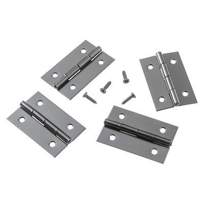 Mack 1071163 - 4 charnières étroites noir h 51 x l 32 mm | 5 pièces