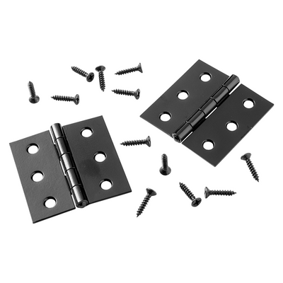 Mack 1071166 - 2 charnières carrées noir h 51 x l 51 mm | 5 pièces