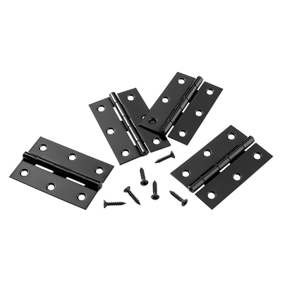 Mack 1071169 - 4 charnières lourdes noires h 63 x l 42 mm | 5 pièces