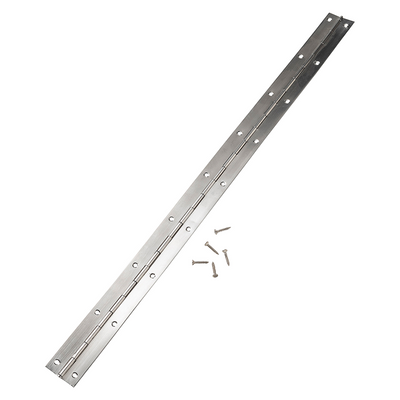 Mack 1071198 - 1 charnière piano acier inoxydable ss-304 l 50 cm x 32 mm | 6 pièces