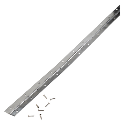 Mack 1071199 - 1 charnière piano acier inoxydable ss-304 l 100 cm x 32 mm | 6 pièces