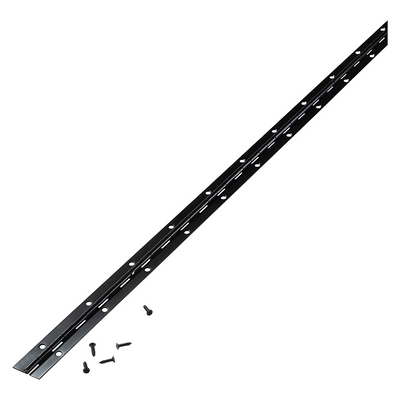Mack 1071202 - charnière piano noir l 72 cm x 28 mm | 6 pièces