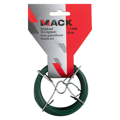 Mack 1072130 - fil de reliure vert pipi. 1,2 mm 50 m type 2 7 | 5 pièces