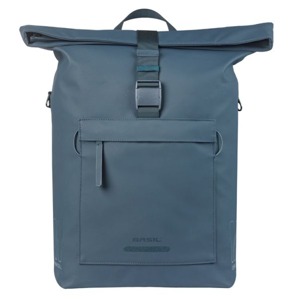 Basil sac à bandoulière vélo brooklyn mik 17l 14 x 32 x 40 cm - bleu