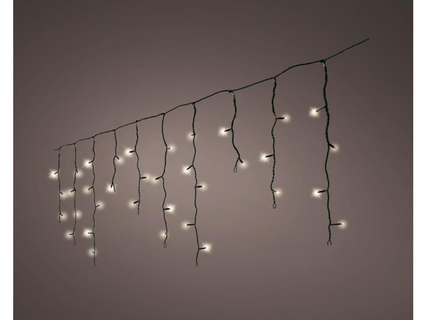 Éclairage glaçon Lumineo 5m 119LED blanc
