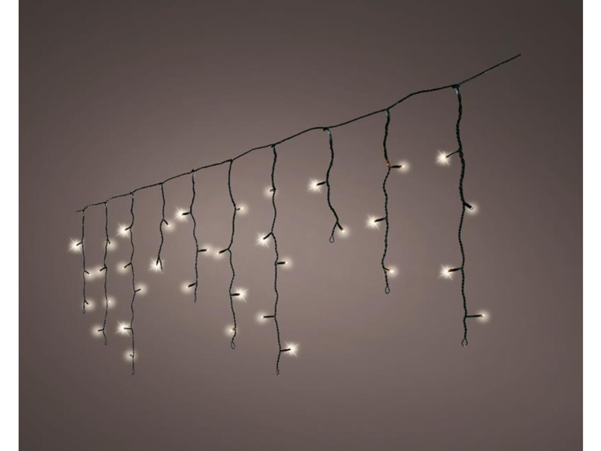 Éclairage glaçon Lumineo 5m 119LED blanc