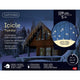 Éclairage glaçon Lumineo 5m 119LED blanc