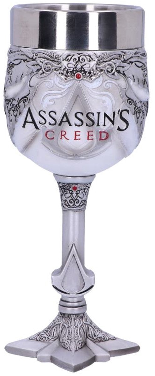 Nemesis now - Calice en verre à vin Assassin's Creed The Creed - Blanc