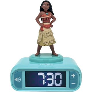 Radio d'alarme Radio 3D Vaiana avec effet léger et sonore.