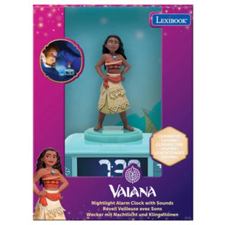 Radio d'alarme Radio 3D Vaiana avec effet léger et sonore.
