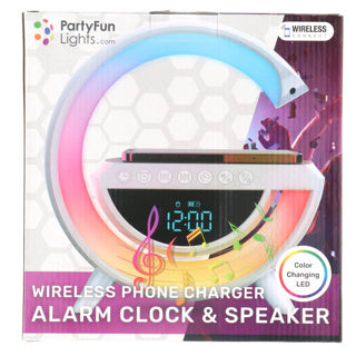 No brand radio réveil + chargeur téléphone + haut-parleur 23x23,5x8,4 cm