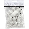Creativ company textile effrayant-crawly, taille 10-14 cm, blanc, 3 pièces 1 boîte