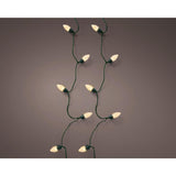 Lumineo LED éclairage de sapin de Noël vintage 8 fonctions effet scintillant 100LED 1980cm vert or doux - afbeelding 2