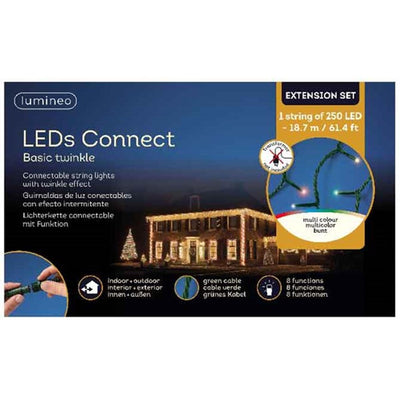 Les LED Lumineo connectent la couleur scintillante de base 18,7 m