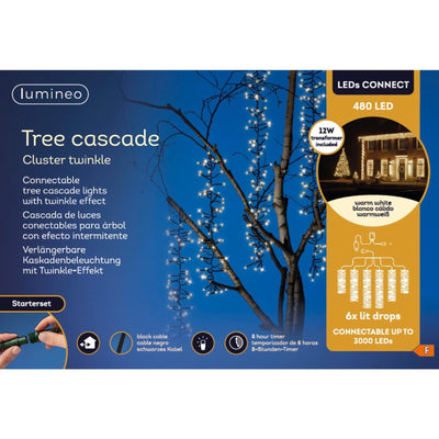 Lumineo boom cascade LED connect kit de démarrage 480l