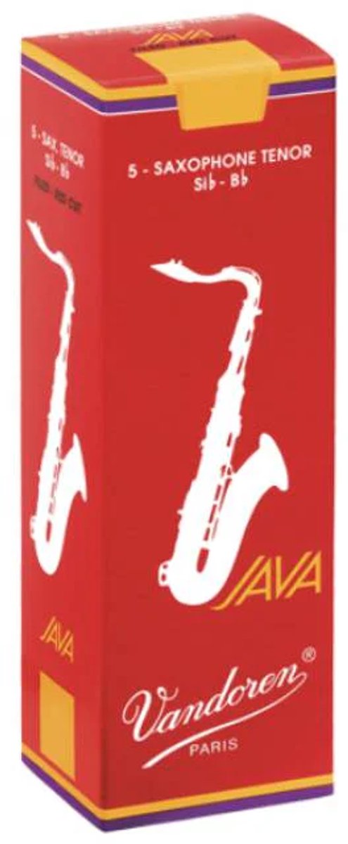 Saxophone ténor Vandoren 2.5 java rouge à anches