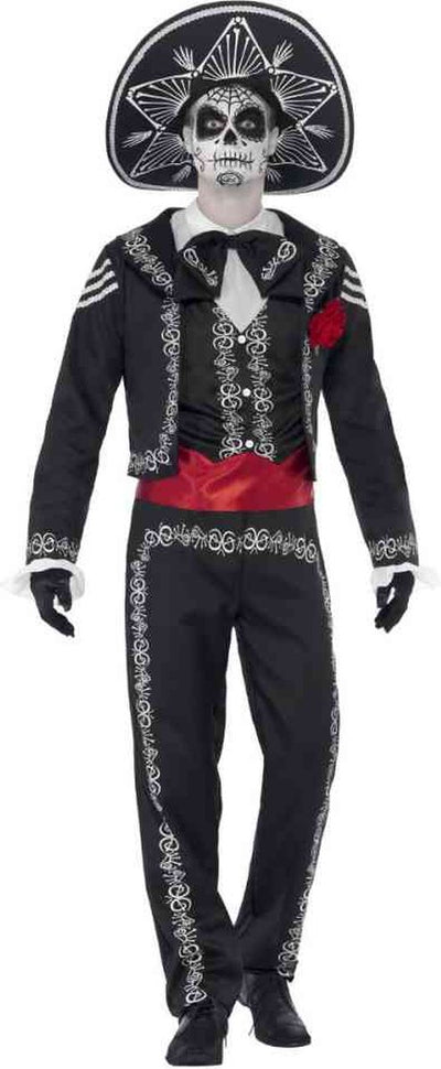 Smiffys costume mexicain homme jour des morts - taille s