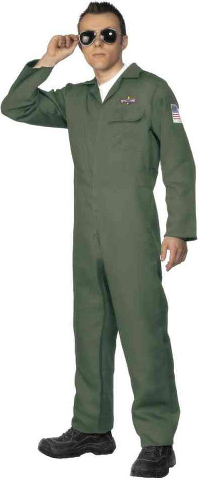 Combinaison d'avion de chasse aviateur Vegaoo - taille l