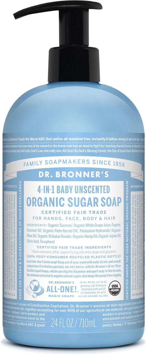 Dr. bronner dr bronners - shikakai bébé doux (710ml)