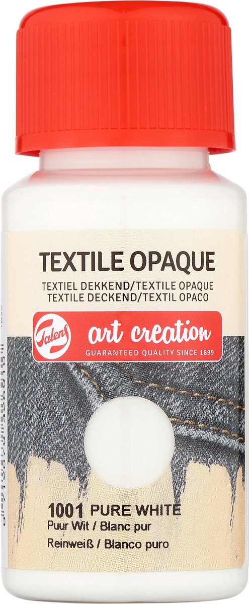 Talens art création textile opaque 50ml blanc pur