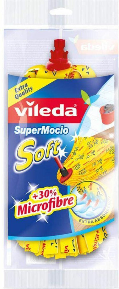 Vileda super mocio remplacement doux +30% microfibre