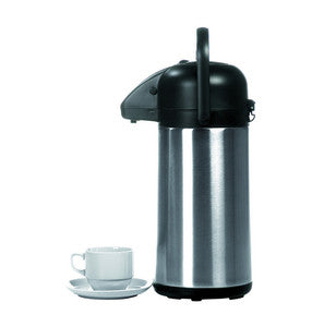 Pichet pompe Emga à double paroi en acier inoxydable (2,2 litres)