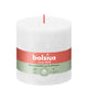 Bolsius Bolsius Stollen Shine 3 St Rustic 100x100 mm Cloufy White