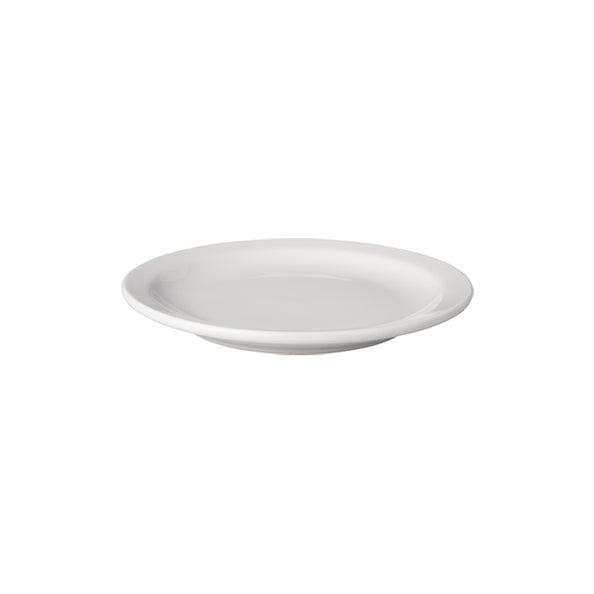 Assiette mammouth blanche plate bord étroit budgetline (6x 16cm)