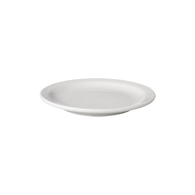 Assiette mammouth blanche plate bord étroit budgetline (6x 16cm)