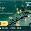 Lumineo excel twinkle 648 led champagne