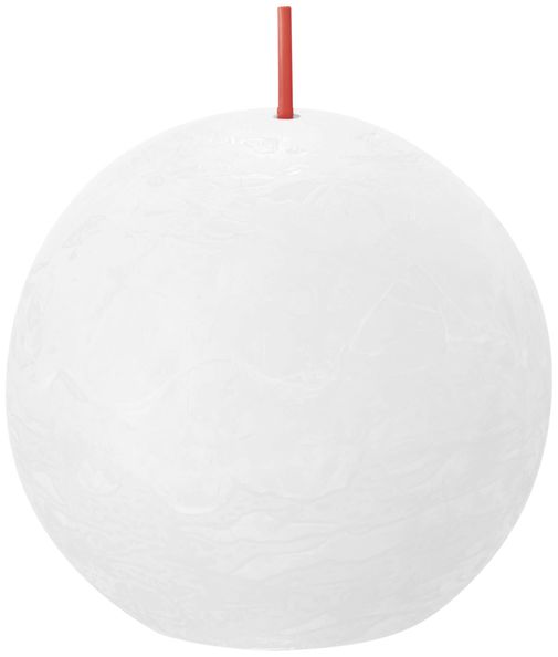 Bolsius Bolsius Bolkaarsen Shine 6 St Rustic 76x71 mm Nuageux blanc