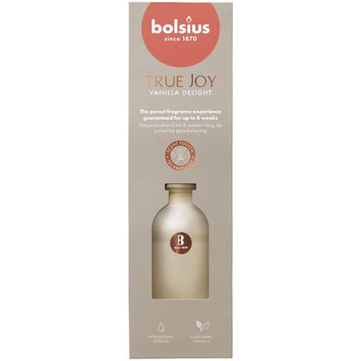 Diffuseurs d'arômes Bolsius 80 ml true joy délice de vanille (6 pièces)
