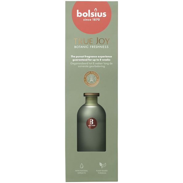 Diffuseurs d'arômes Bolsius 80 ml true joy botanique frais (6 pièces)