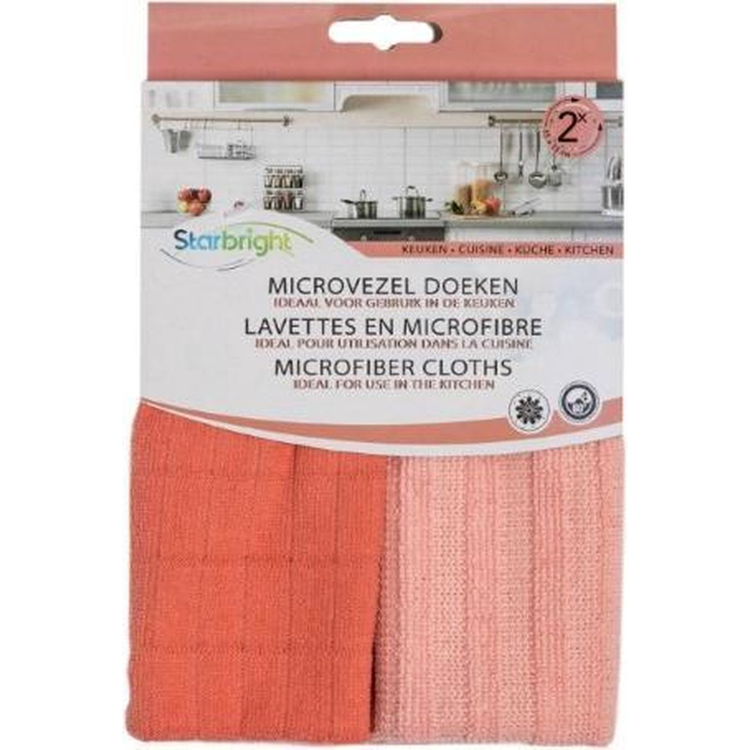 Starbright 1074054 - chiffon microfibre 35x35cm cuisine 2 pcs | 6 pièces
