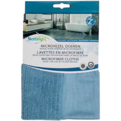 Starbright 1074053 - chiffon microfibre 35x35cm salle de bain 2 pcs | 6 pièces
