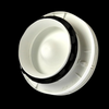 Renson 1074429 - valve aéroo ronde blanche pulsion et extraction réglable | 2 pièces
