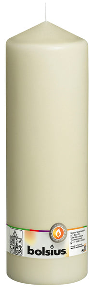 Bougie pilier Bolsius ivoire ø98x300 mm 175 heures (4 pièces)