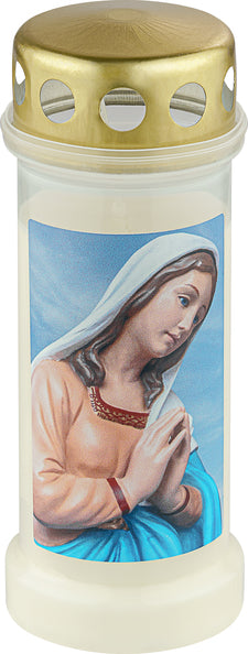 Lampe funéraire Bolsius no. 6 avec couvercle maria h ø67x173 mm 70 heures (12 pièces)